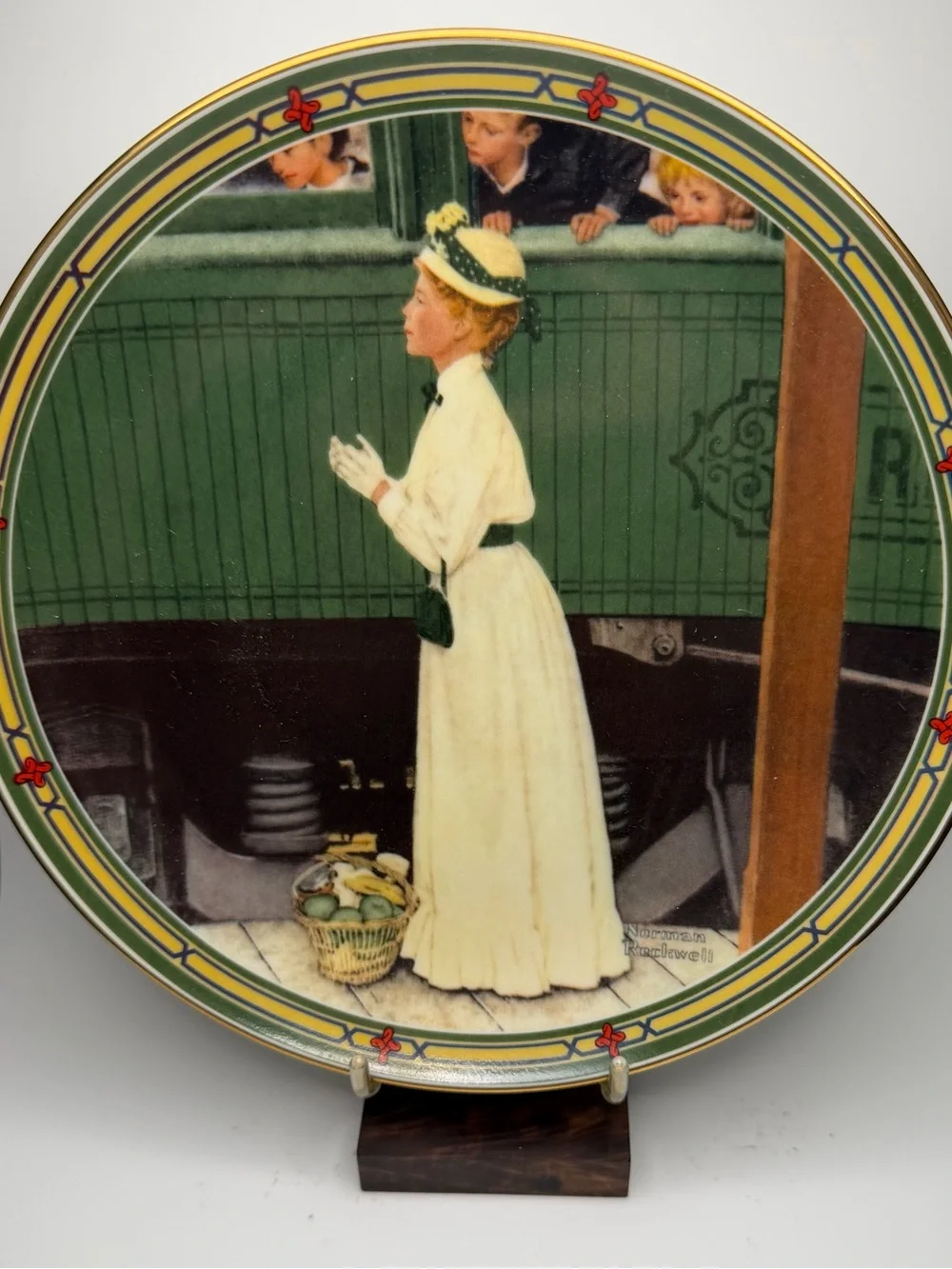 “A Mother’s Welcome” Norman Rockwell Decorative Plate